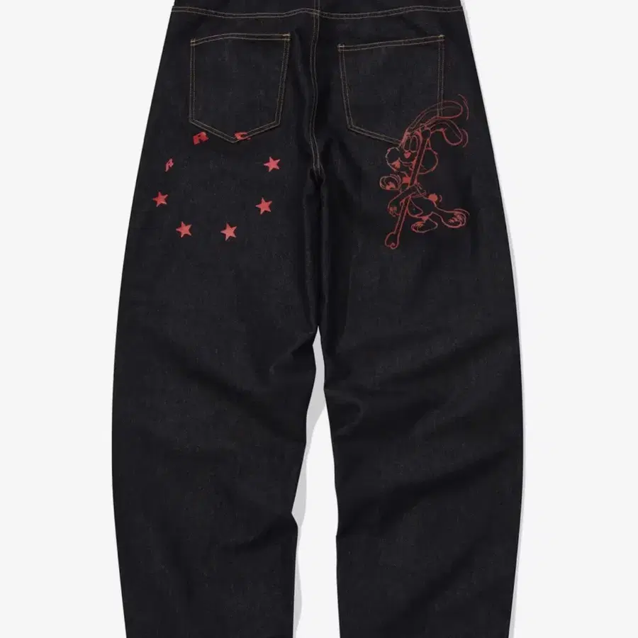 RED RED 자수 데님 팬츠