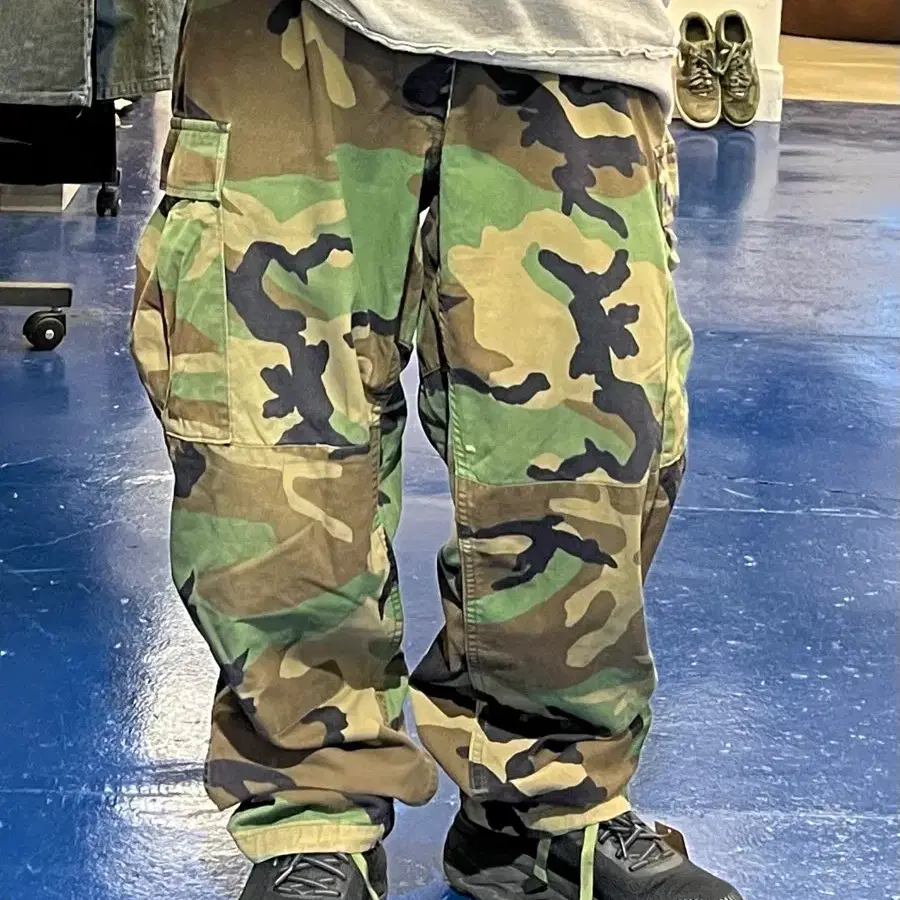 Military 밀리터리 우드랜드 카고 팬츠