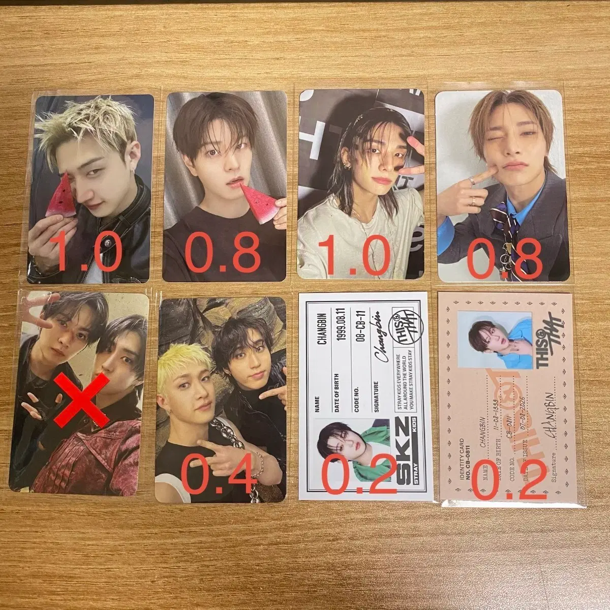 선결제x) 스트레이키즈 this&that 앨범 / 팬즈 예판 특전 포카 양도