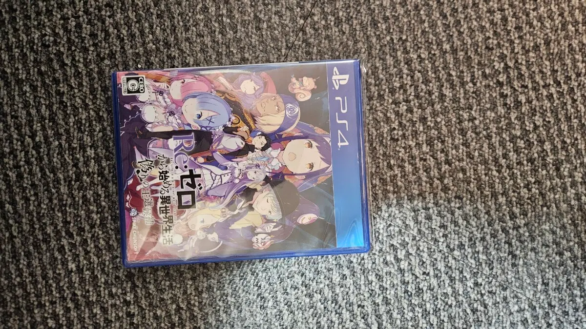 PS4 Re: 제로부터 시작하는 이세계 생활 게임 일판