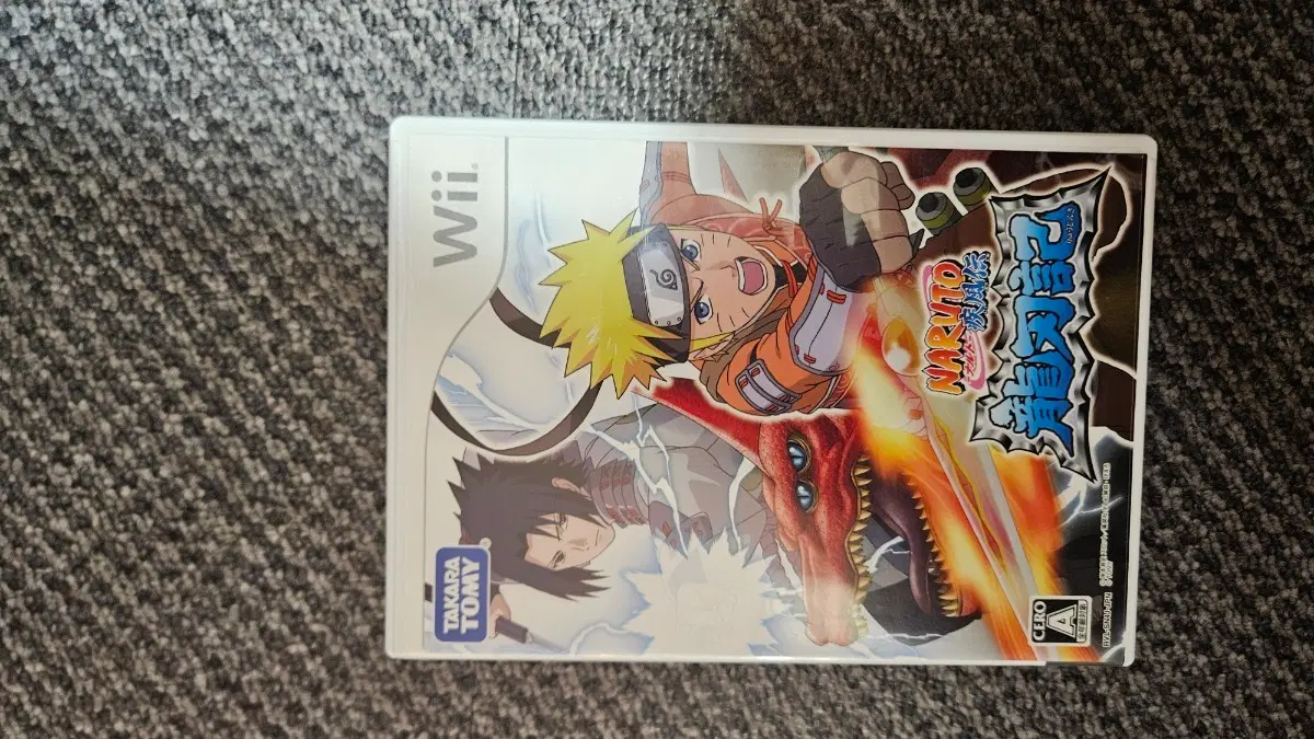 Wii 나루토 질풍전 게임 소프트 일판
