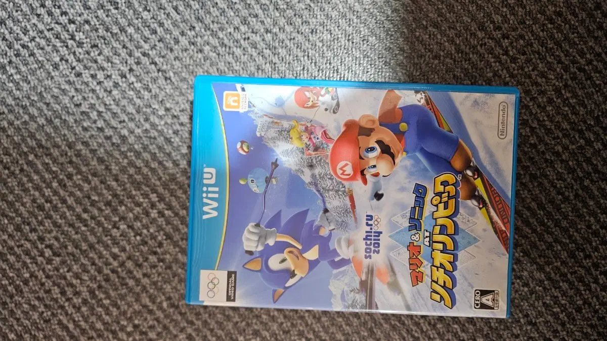 닌텐도 Wii U 마리오 & 소닉 at 소치 올림픽 게임 일판