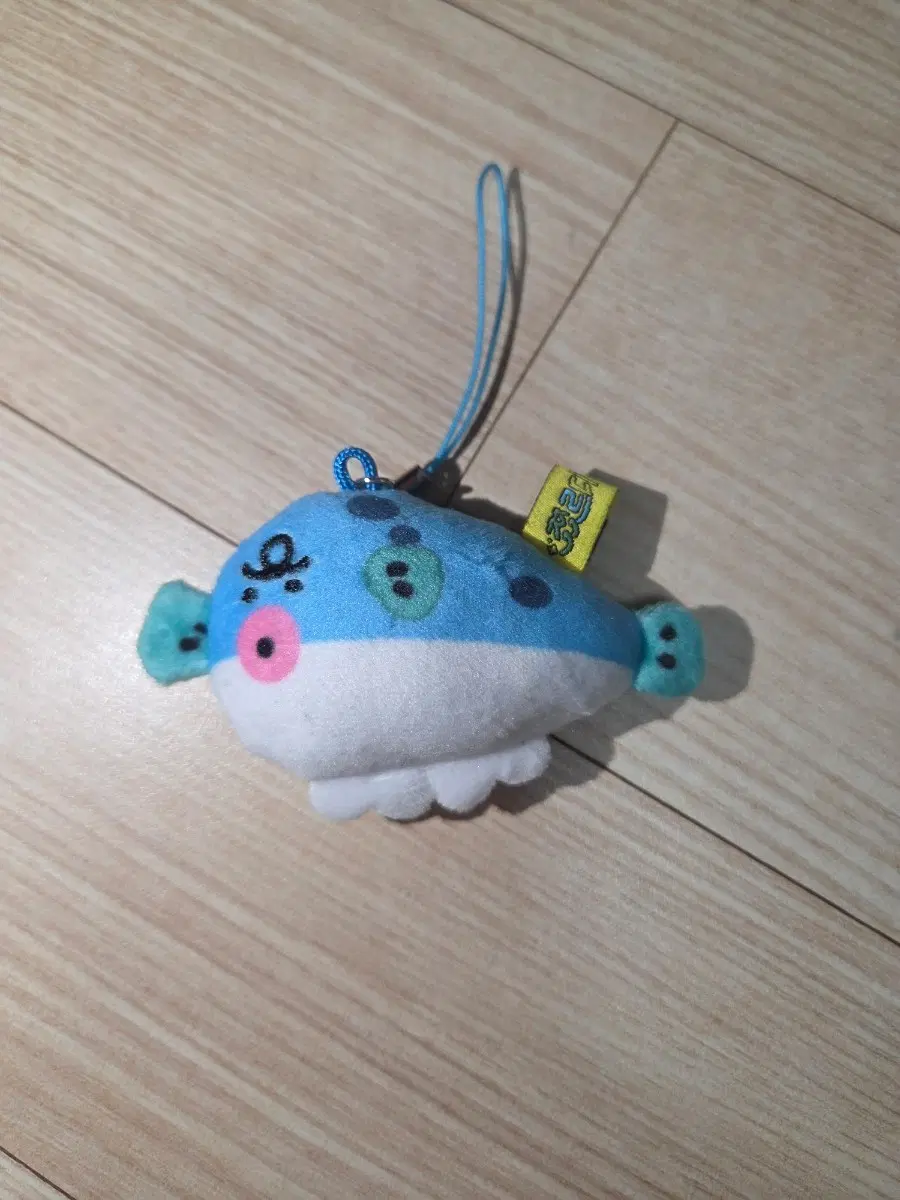 카카오프렌즈 니니즈 죠르디 복어 인형 스트랩 키링