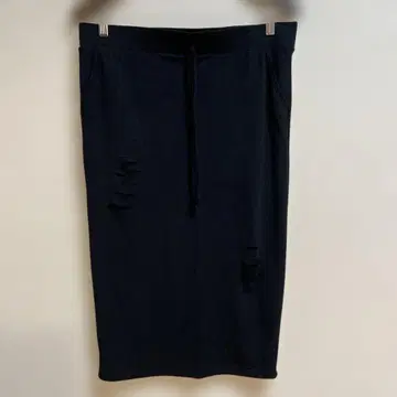 FASHION NOVA XL 블랙 데미지 가공 스커트