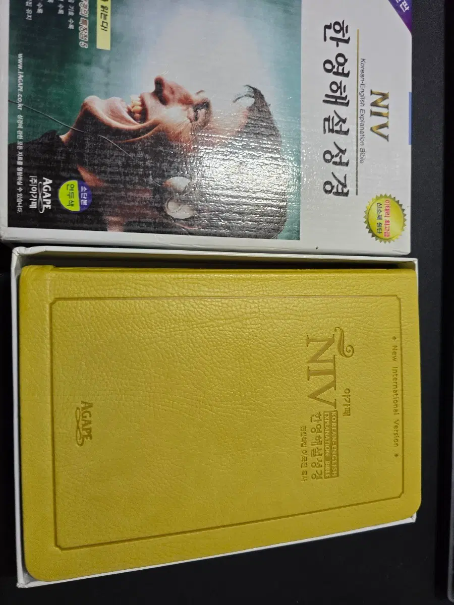 NIV 한영해설성경 개역한글 연두색 AGAPE
