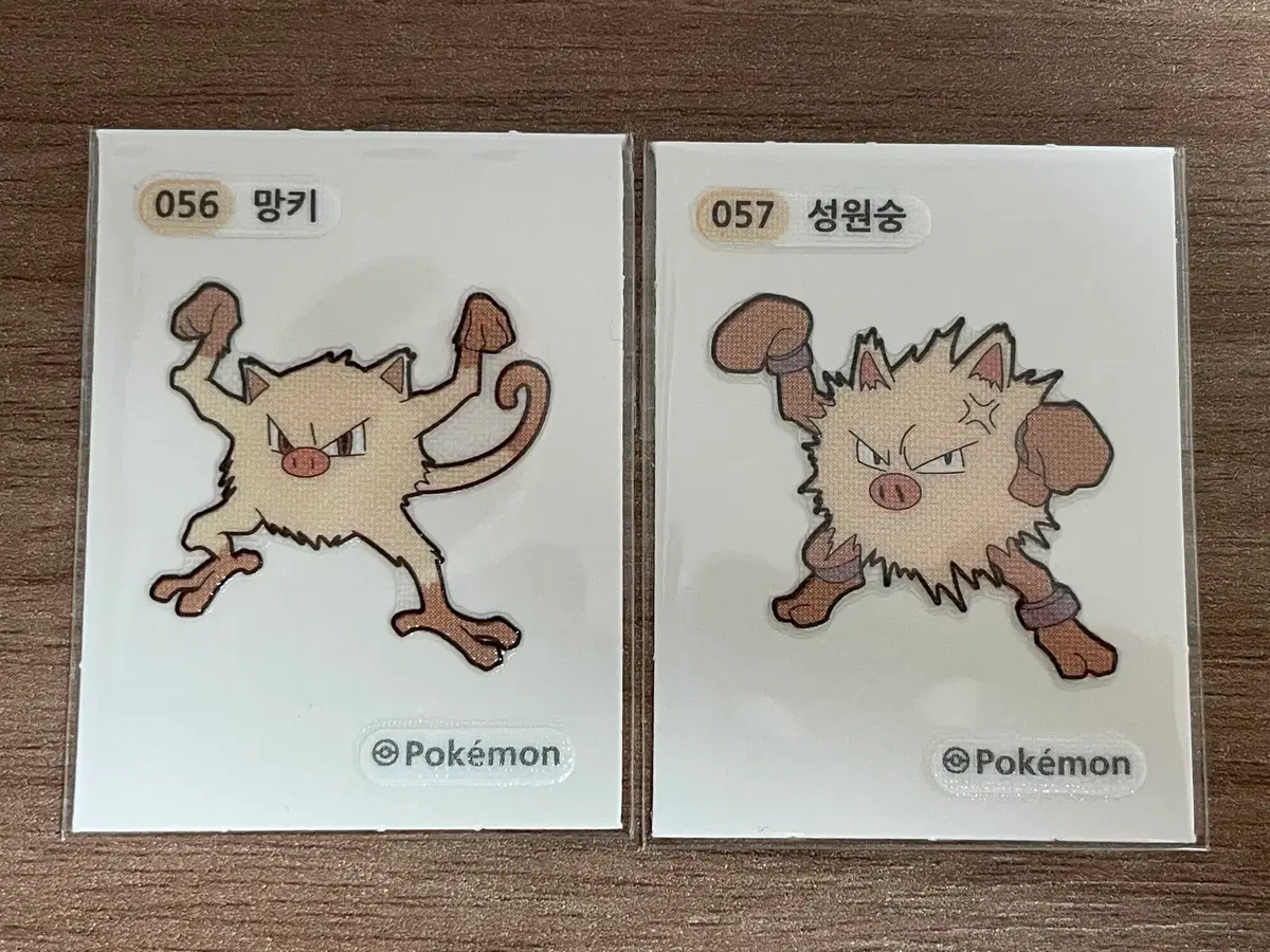 포켓몬 띠부씰 망키 성원숭