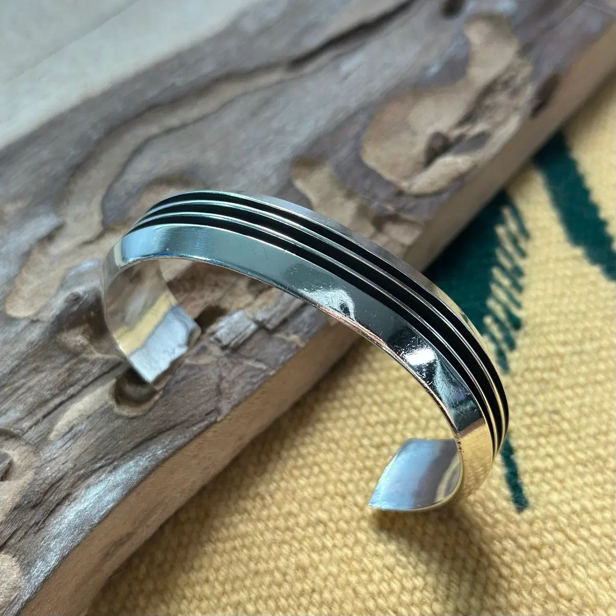 Tom Hawk Sterling Silver Cuff 네이티브아메리칸 나바호 인디언주얼리
