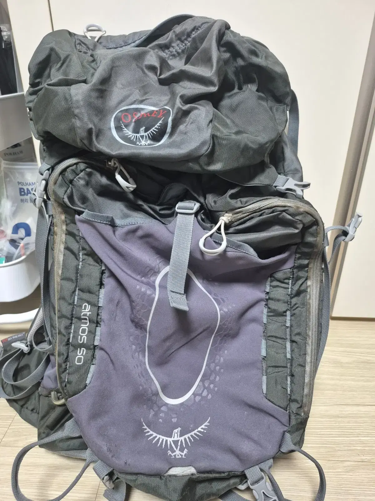 오스프리 50리터 등산배낭 판매합니다