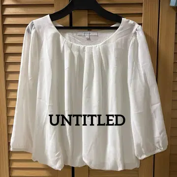 35 [새상품] UNTITLED 언타이틀 화이트 벌룬 블라우스 사이즈 2