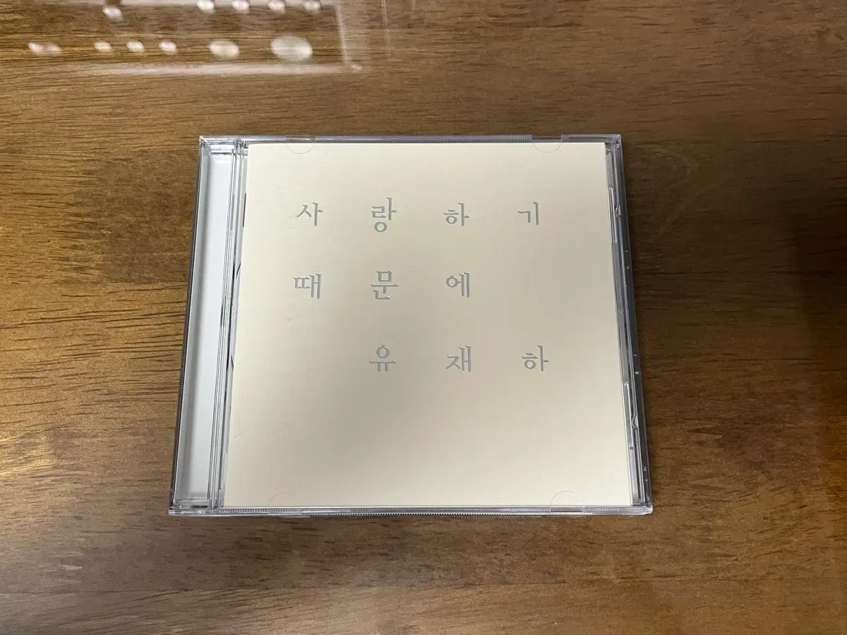 유재하 1집 사랑하기 때문에 CD
