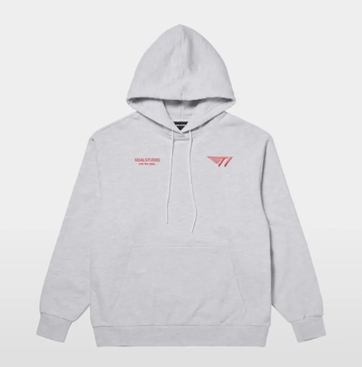 T1 23 WILL TO WIN HOODIE-MELANGE GREY