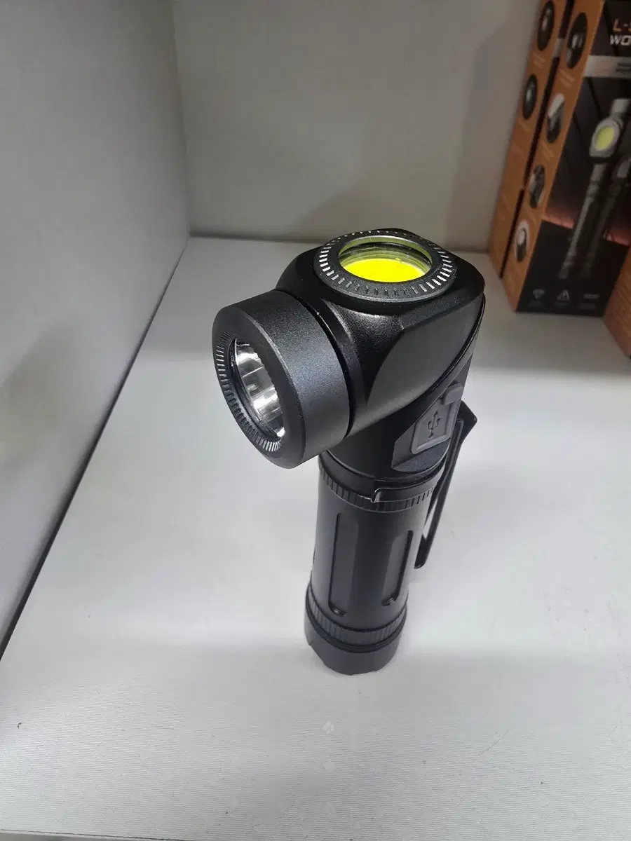 헤드랜턴 블랙 코브 LED 90도 각도 조절