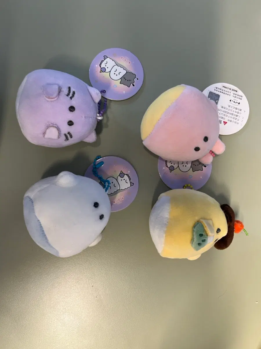 귀여운유령캐릭터 인형 4종 세트
