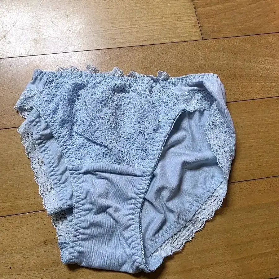 레이스 하늘색 여성팬티(M)