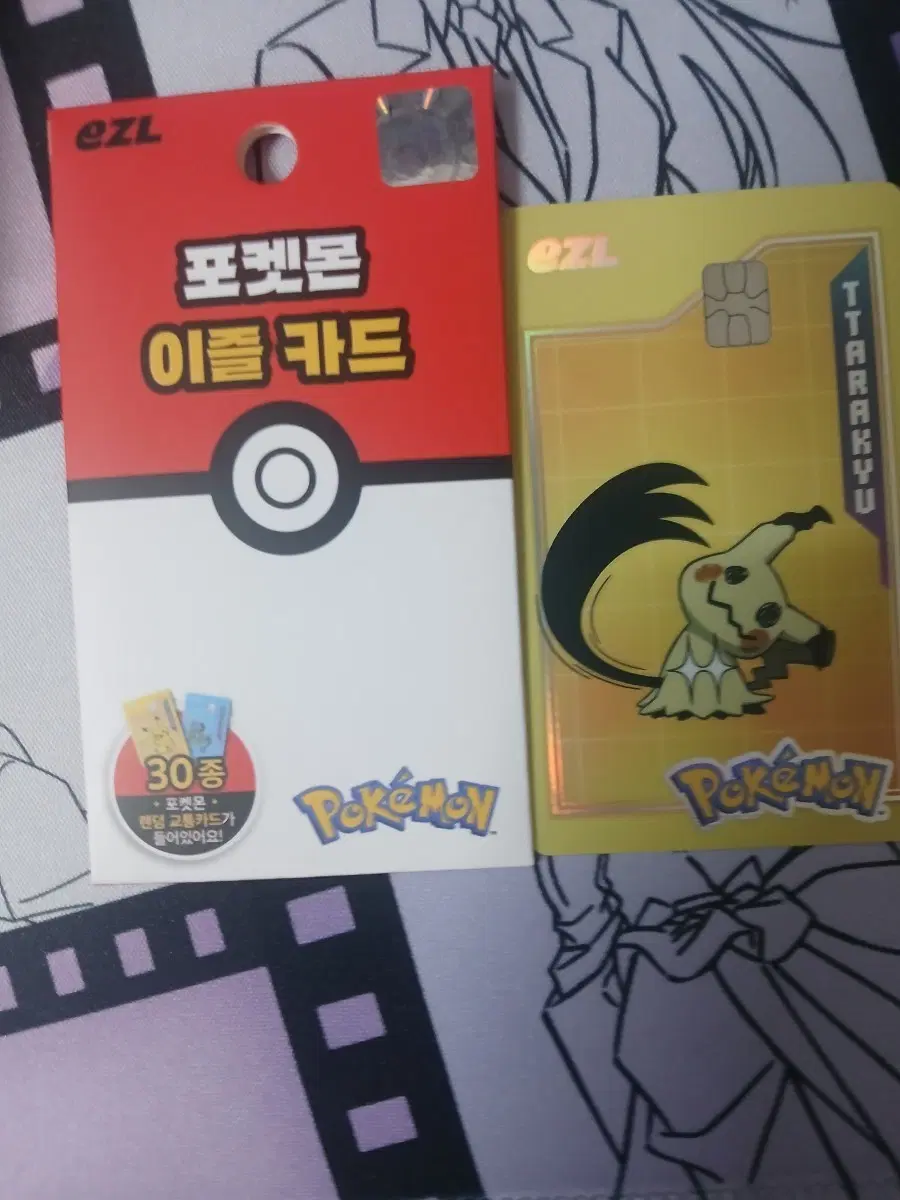 포켓몬스터 이즐 교통카드