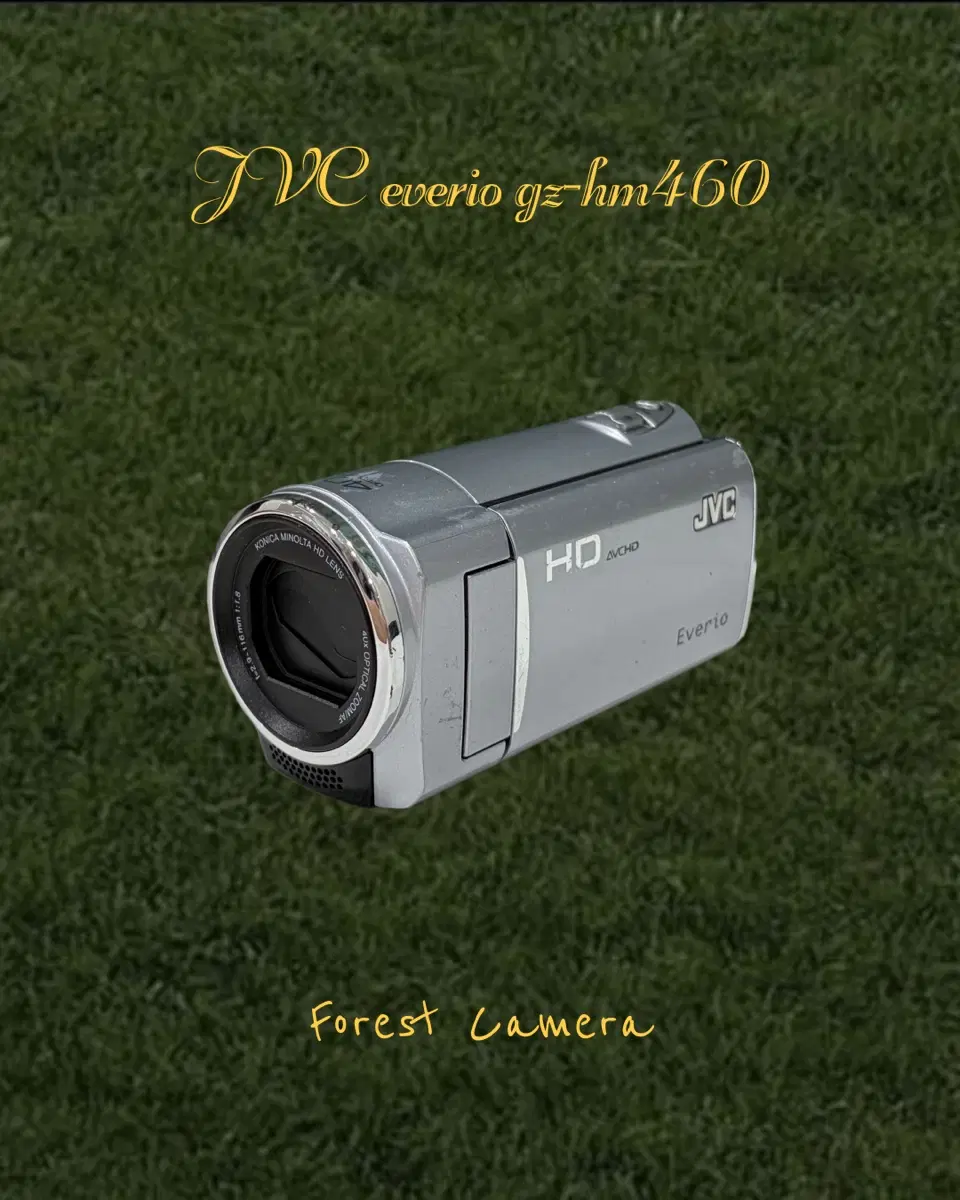 (셀카/꾸미기) JVC 에버리오 GZ-HM460 캠코더 빈티지캠코더 디카