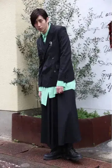 sulvam 레이어드 스커트 팬츠