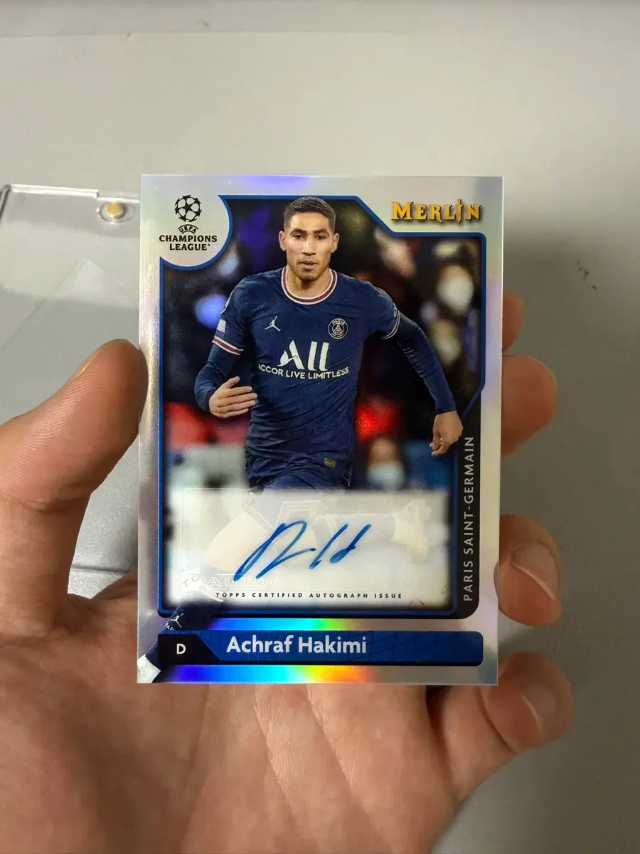 Topps PSG 아슈라프 하키미 오토 카드 판매합니다.
