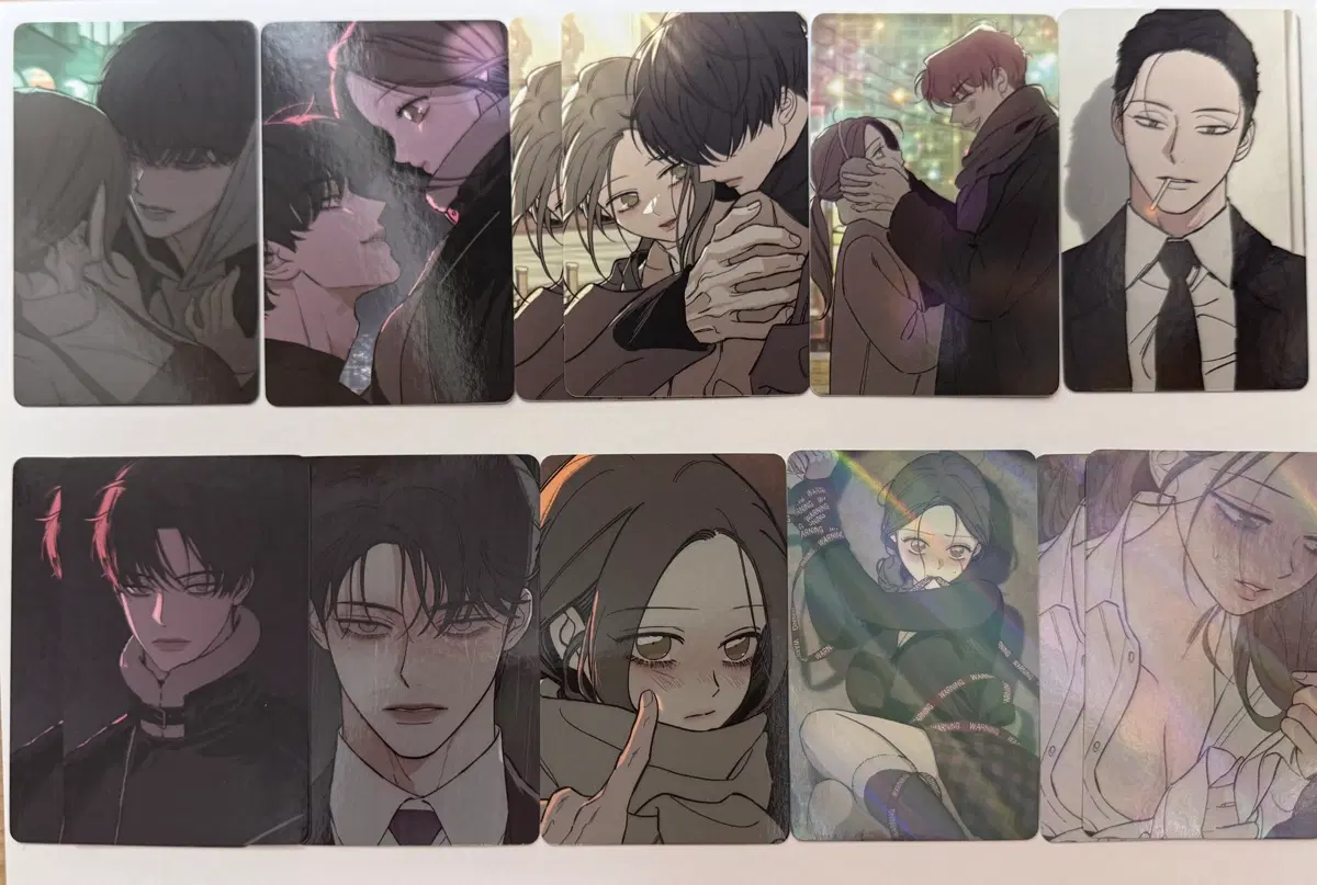 시든 꽃에 눈물을 태하의 방 팝업 굿즈 포카 홀로그램 아크릴 트레이딩