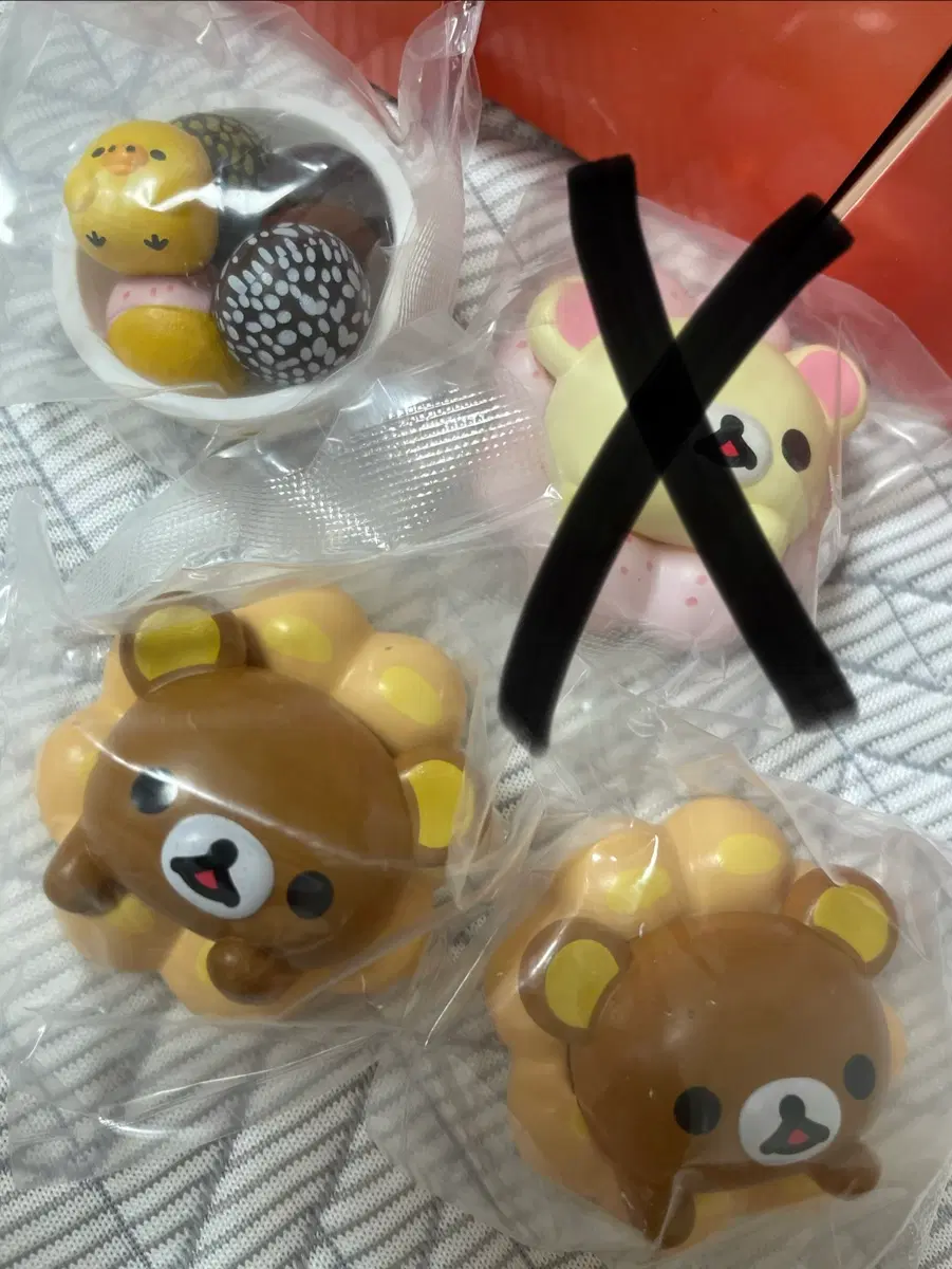 리락쿠마 빵 피규어