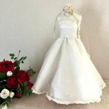 45cm 인테리어용 웨딩 드레스 앤티크 인형 신부 결혼식
