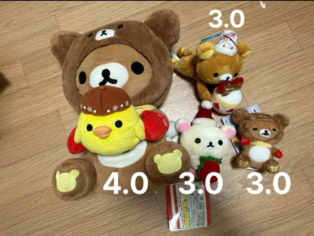 리락쿠마 크리스마스 인형