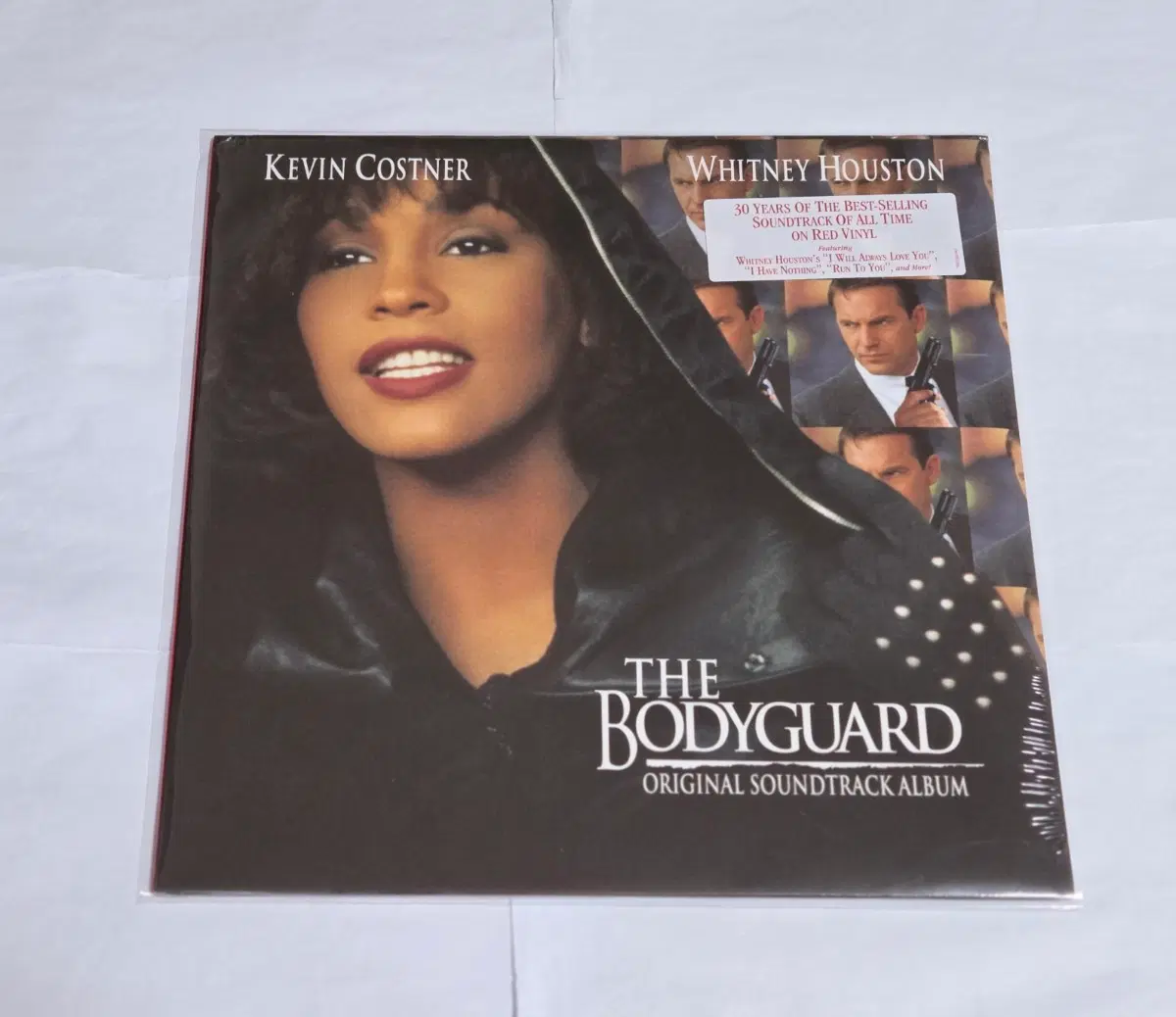[LP] 미개봉 휘트니 휴스턴 영화 보디가드 OST [레드 컬러 LP] 개봉 30주년 기념반 바이닐 엘피 LP