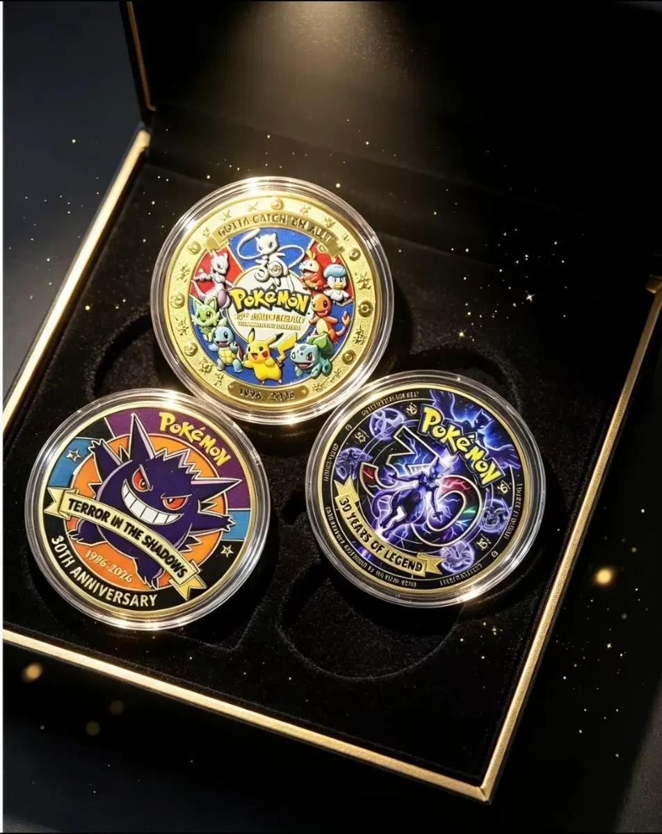 포켓몬30주년 포켓몬코인 3종 일괄