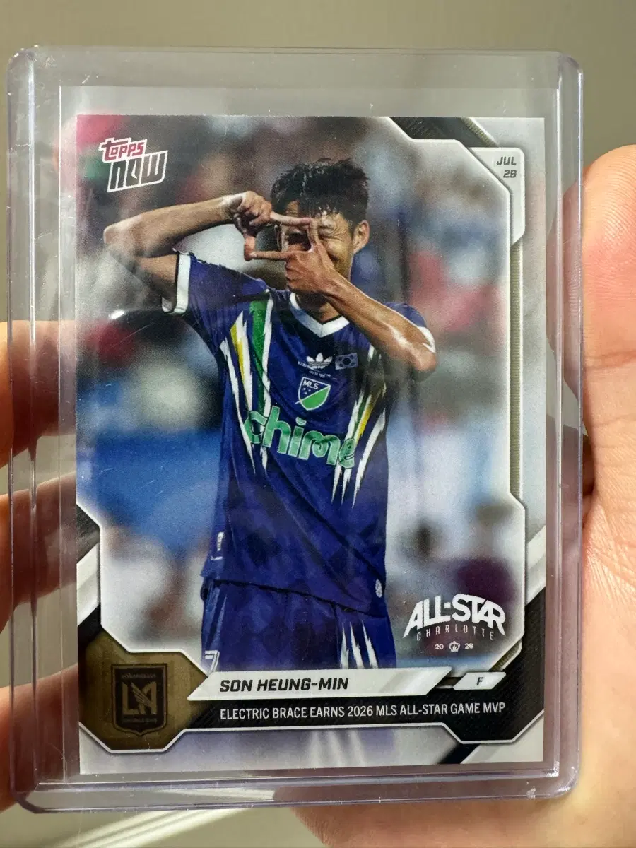 Topps 탑스나우 손흥민 mls 올스타