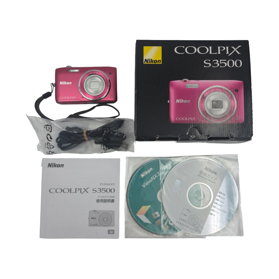 NIKON COOLPIX 니콘 쿨픽스 S3500 디지털 카메라 [BFN12533-0644]