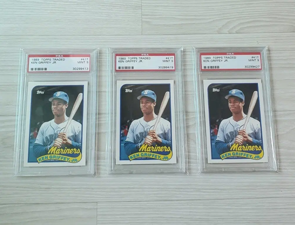 1989 탑스 트레이디드 루키카드 켄 그리피 주니어 PSA 9 Topps Traded RC Ken Griffey Jr MLB HOF