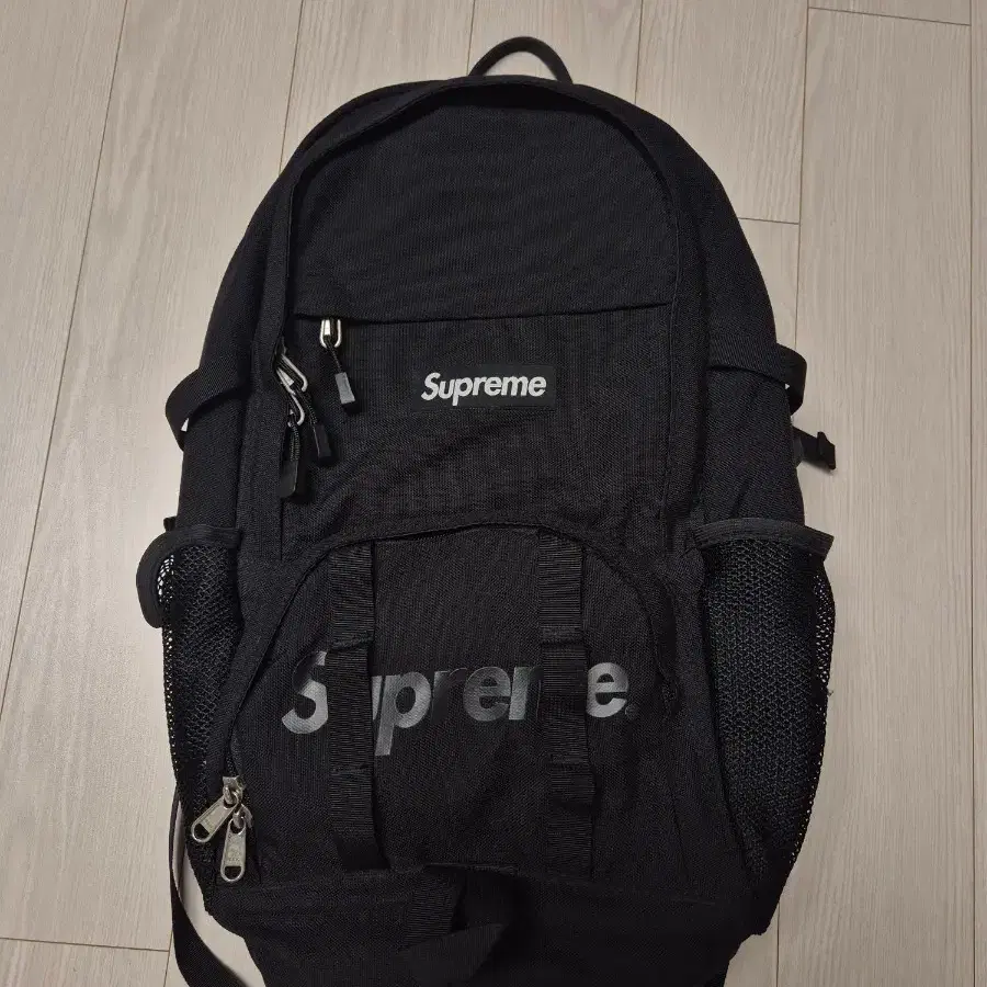 슈프림 15ss 코듀라 백팩 블랙