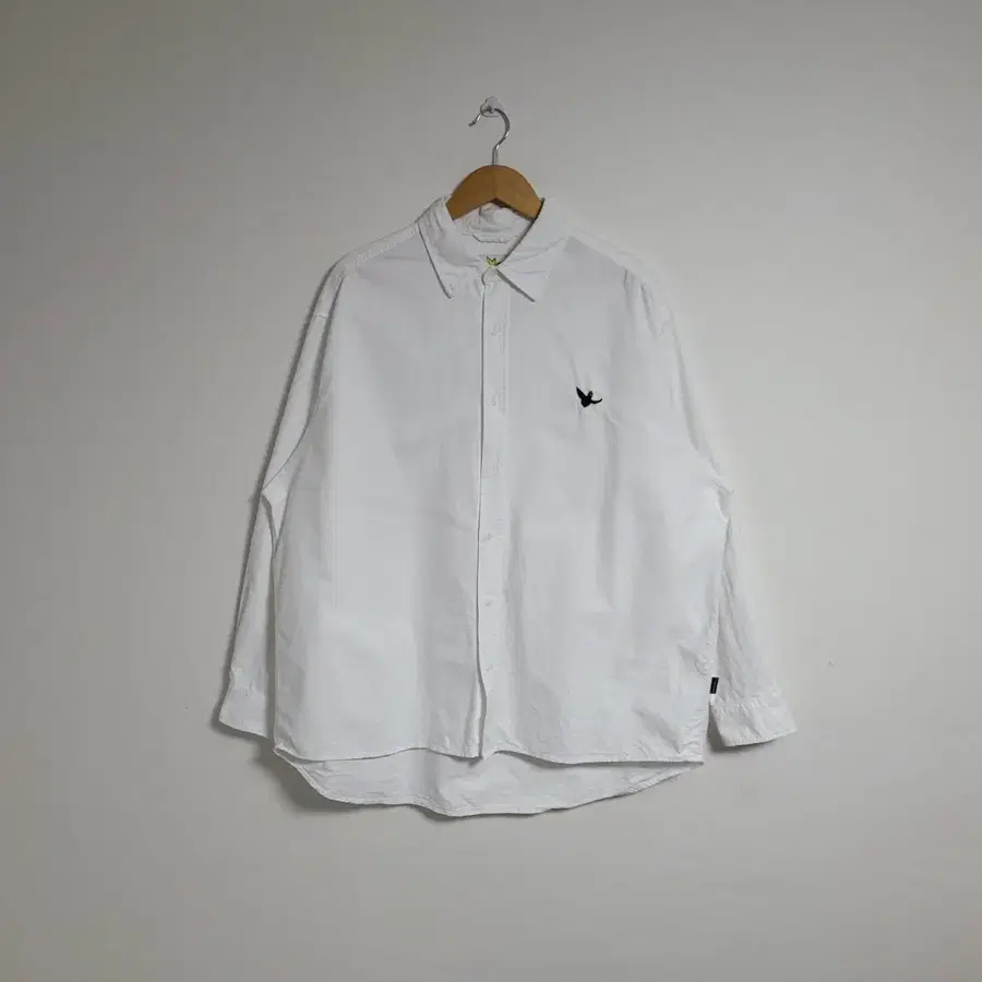 (XL) 마크곤잘레스 긴팔 와이드 핏 화이트 셔츠 남방