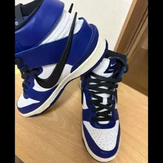 나이키 x 앰부시 덩크 하이 딥로얄 블루
