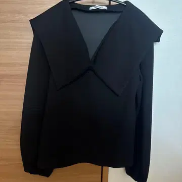 HIAND 긴팔 블라우스 블랙