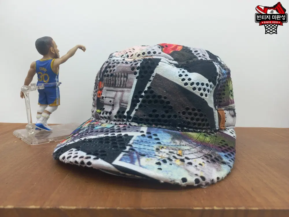 NBA 바스켓볼 빈티지 스트리트 하이플랫 군모 모자 멀티