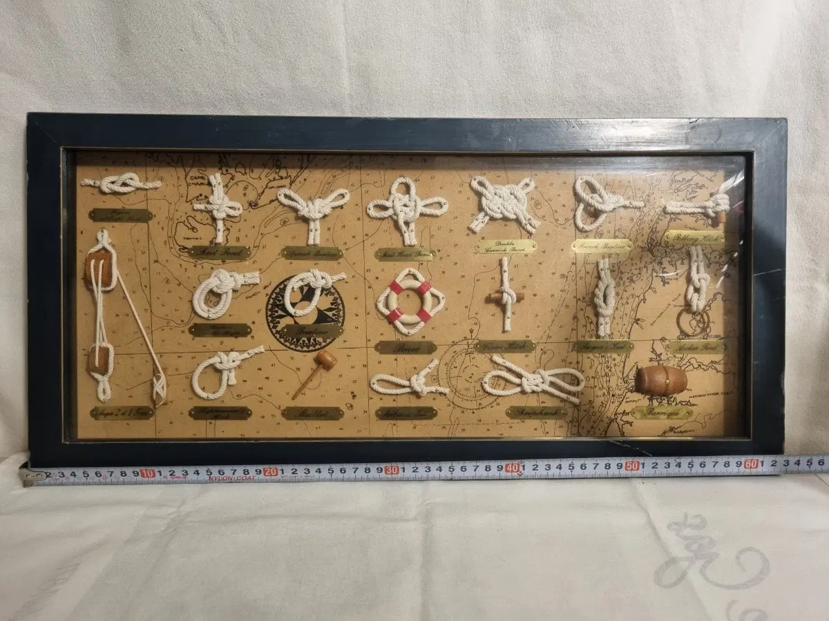 빈티지 시모어 맨 멀티 대형 해양 액자 ( 63cm /32cm )