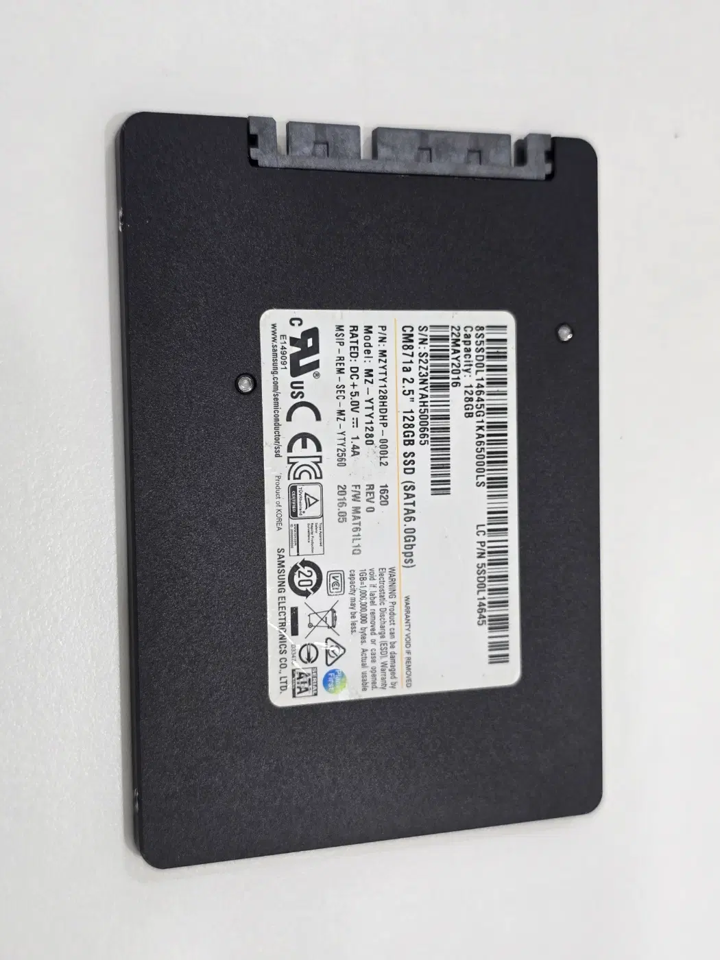 삼성전자 2.5인치 SSD 128G