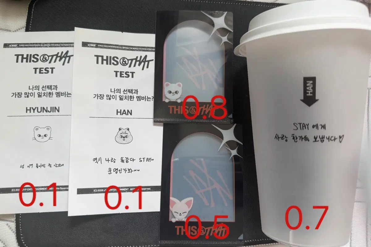 미개봉) 스트레이키즈 디스앤댓 this&that 팝업 특전