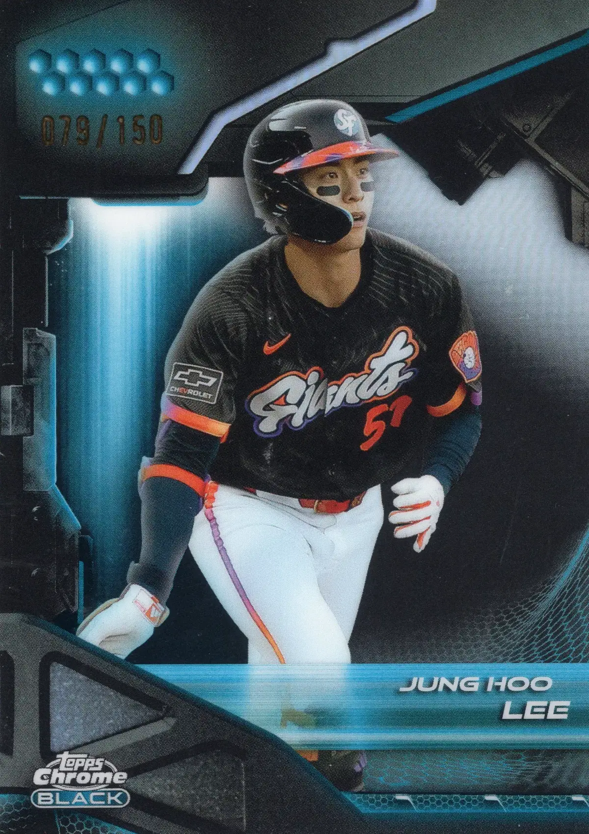 이정후 탑스 블랙 150장한정 야구카드 MLB카드