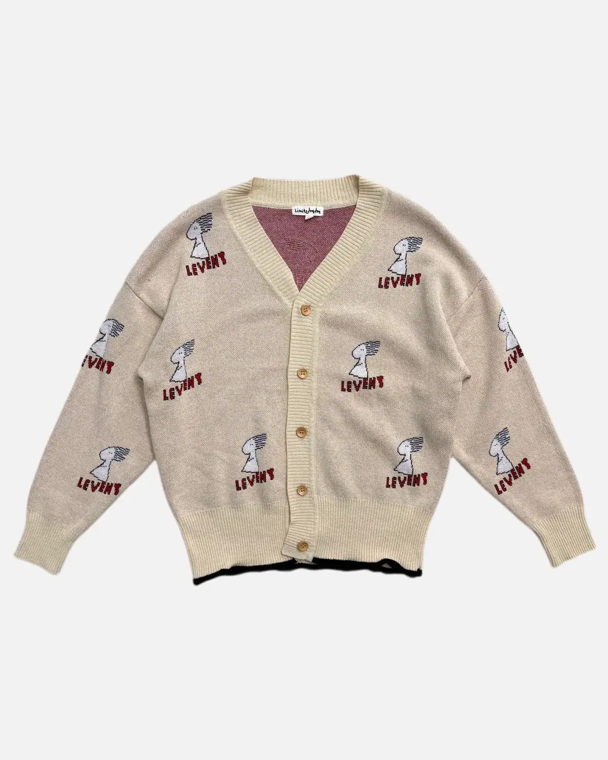 리미떼두두 브이넥 니트 가디건 2XL(130)