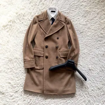 [ 24AW ] TAGLIATORE CALRO 카멜 더블 체스터 코트 46