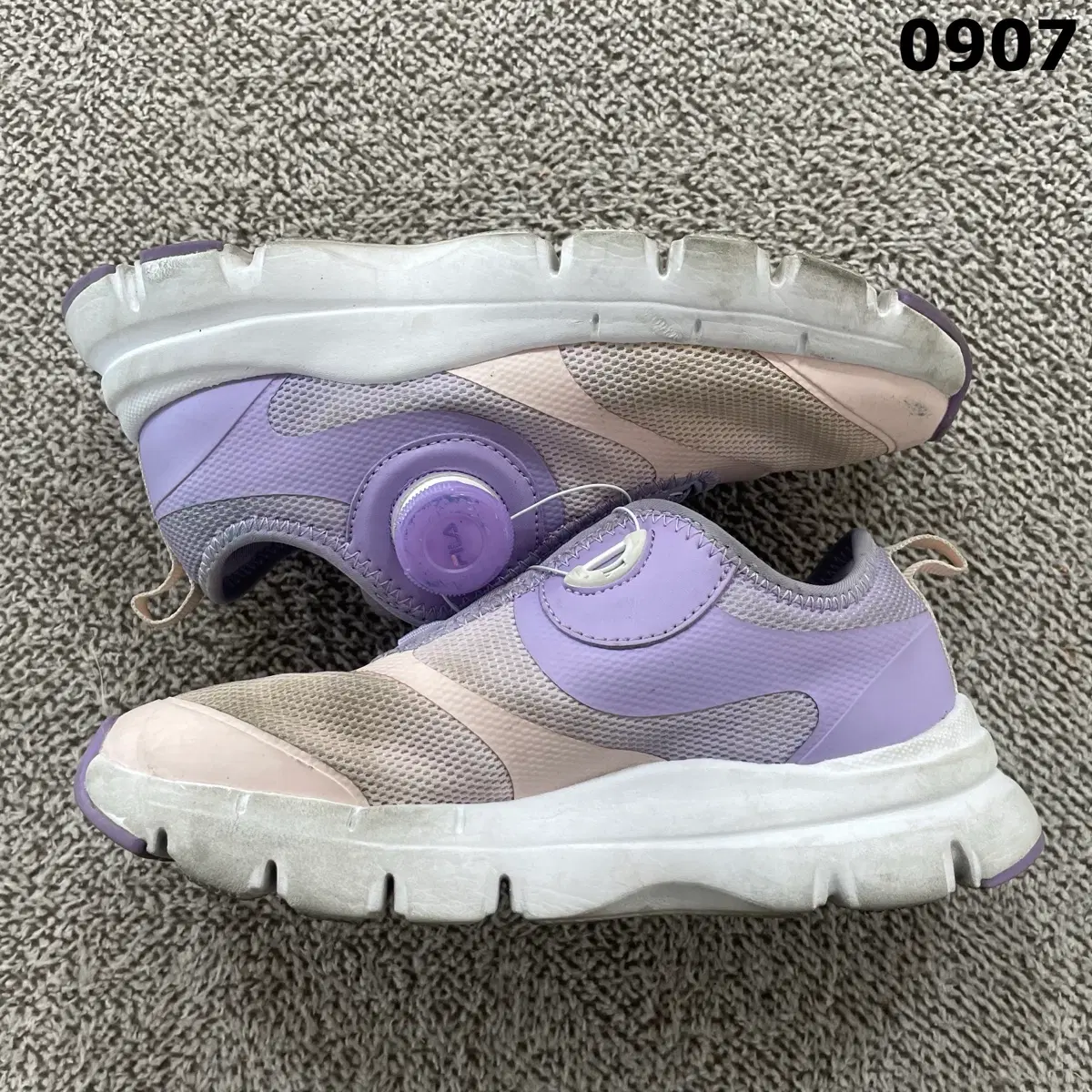 휠라 키즈 운동화 퍼플 210