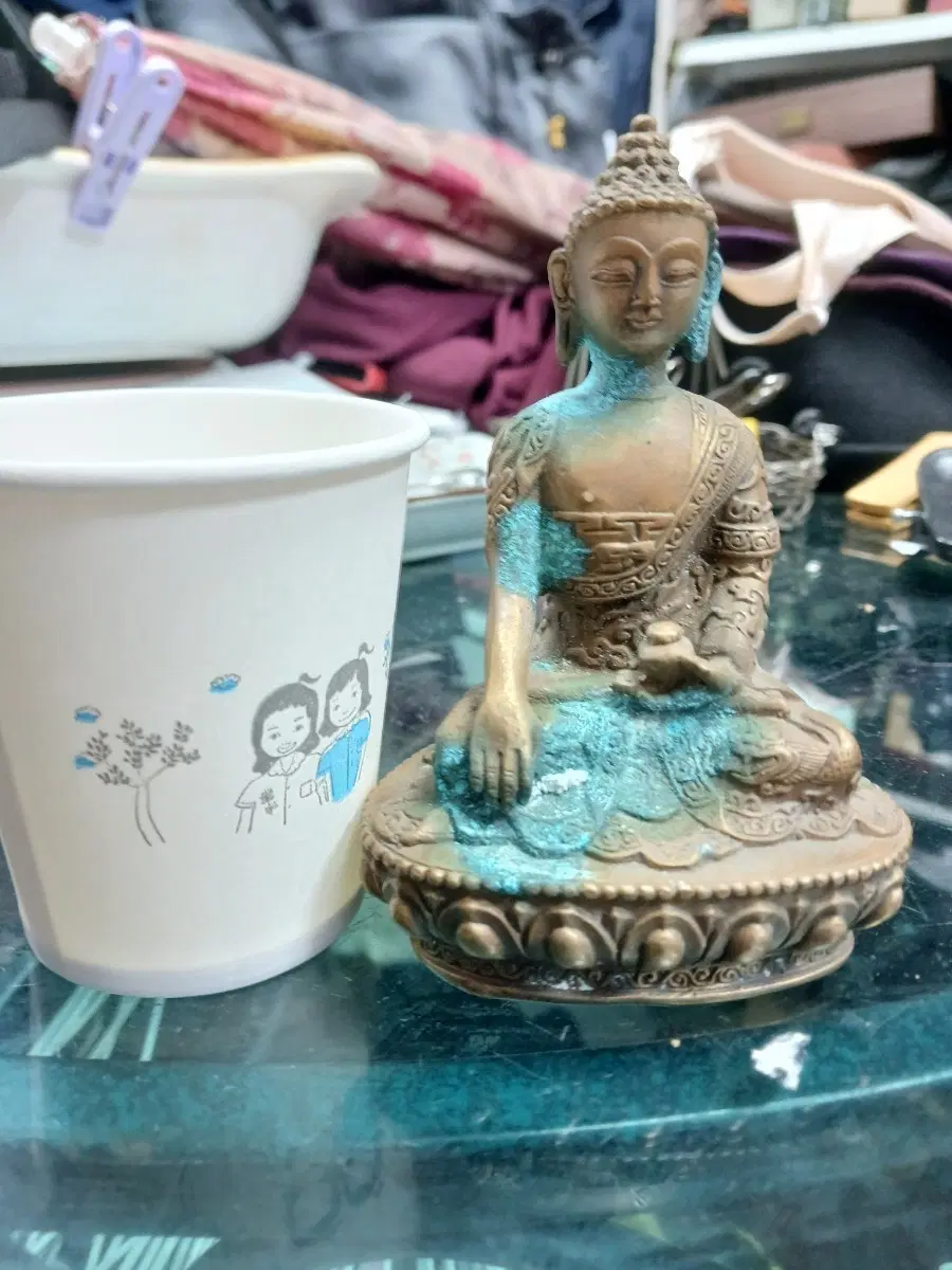 불상 청동 좌상