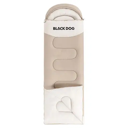 [미사용/새상품] BLACKDOG 드림 후드형 면 사계절용 침낭 1kg CBD2550WS0