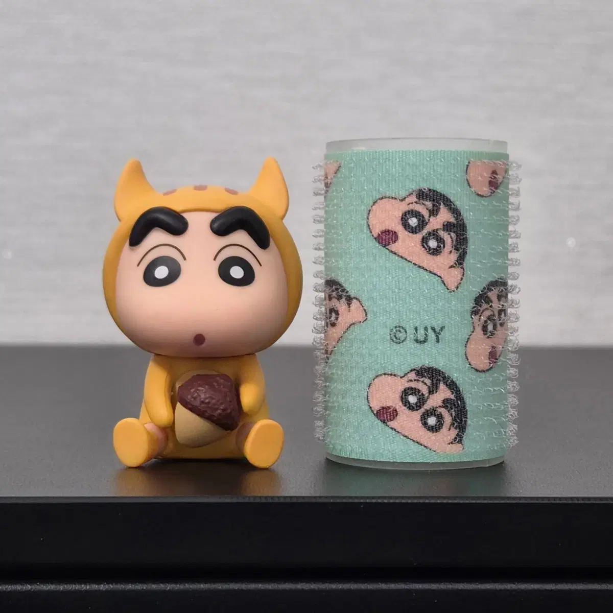[UY/캡슐토이/오염심함] 6.2cm 짱구 피규어 동물 코스프레 다람쥐 짱구!