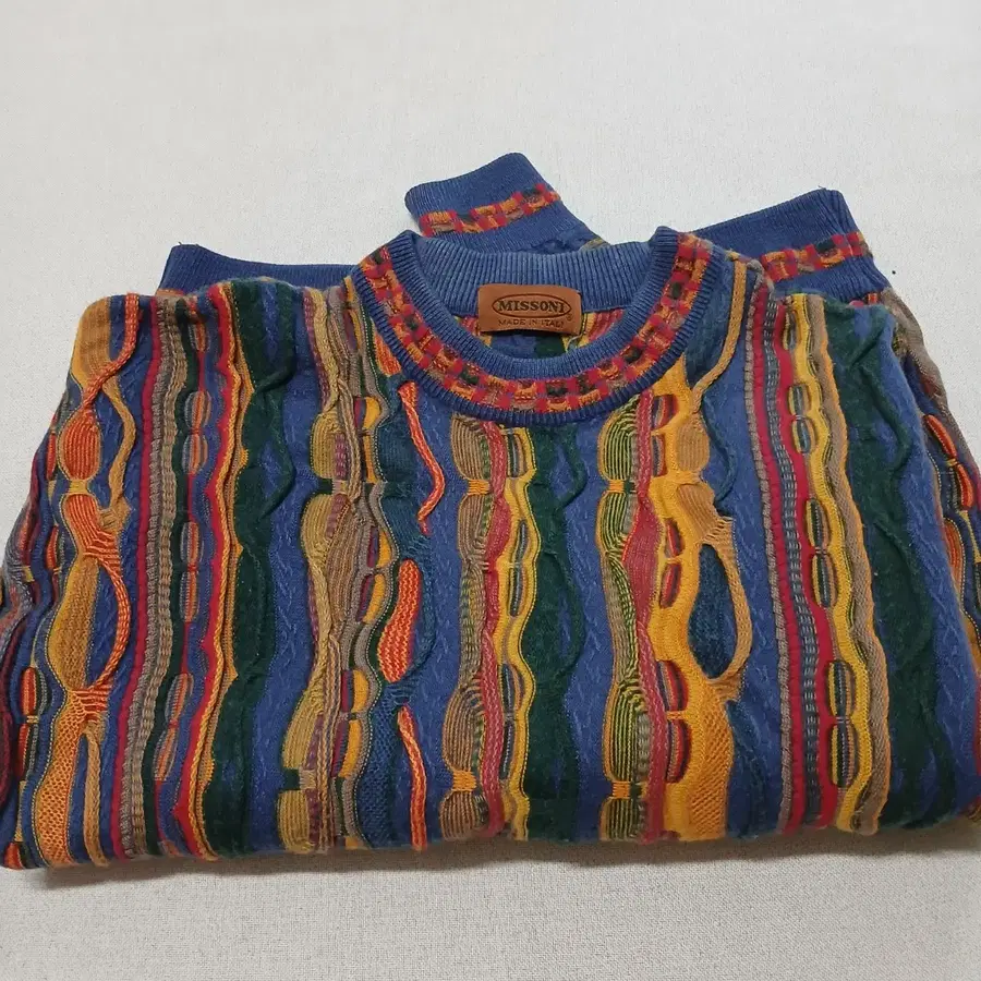 missoni 미쏘니 케이블 니트 빈티지