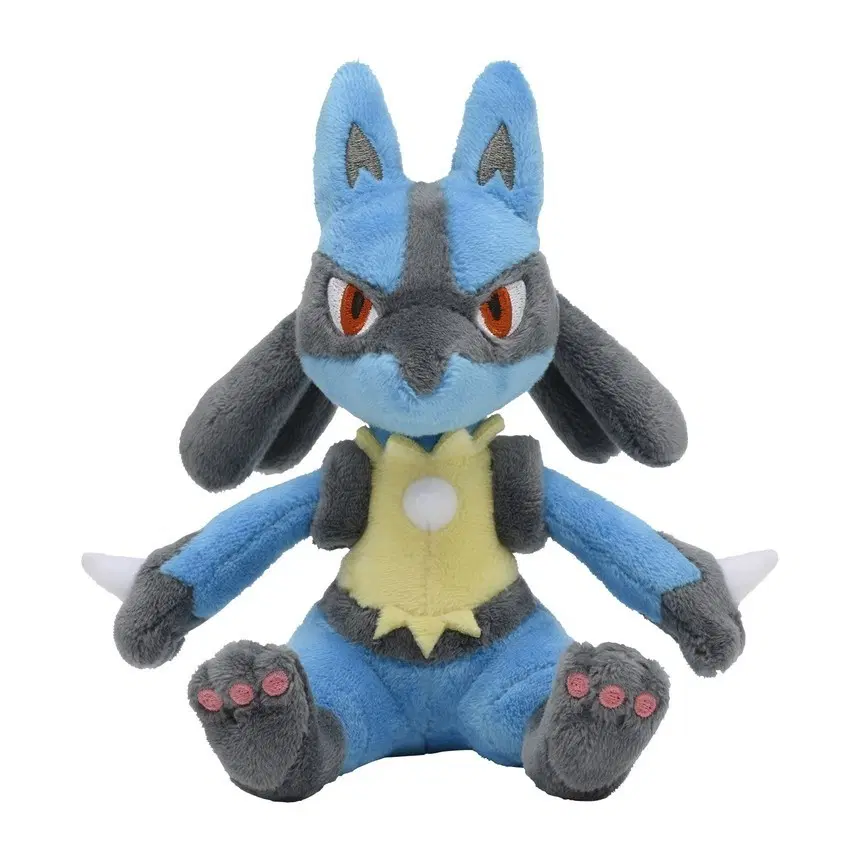 택0 새상품) 루카리오 누이 인형 포켓몬센터 봉제인형 일포센 Pokemon fit 루카리오 핏 누이 인형 현물