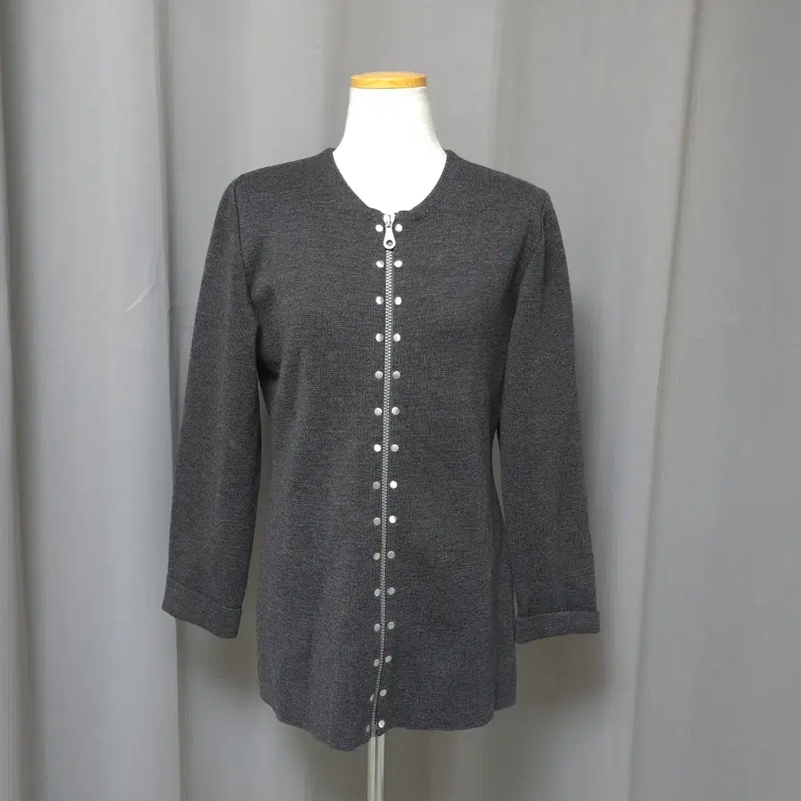 이태리) KAFKA 여성 울100% 니트 집업 자켓 90