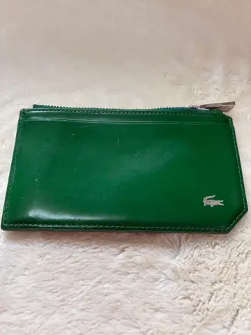 LACOSTE 라코스테 카드 케이스 명함지갑 그린 지퍼
